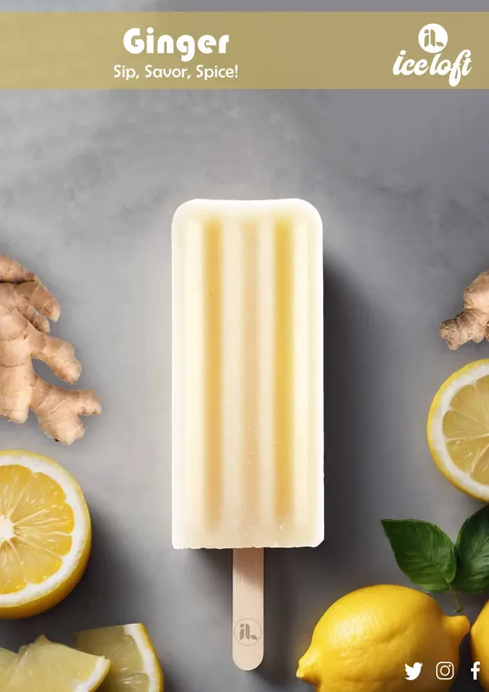 Ginger Spice milky ice cream
